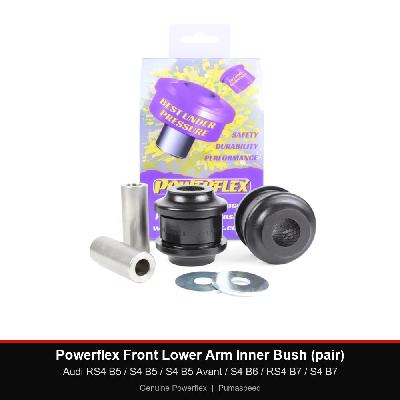Powerflex Front Lower Arm Inner Bush (pair) - Audi RS4 B5 / S4 B5 / S4 B5 Avant / S4 B6 / RS4 B7 / S4 B7