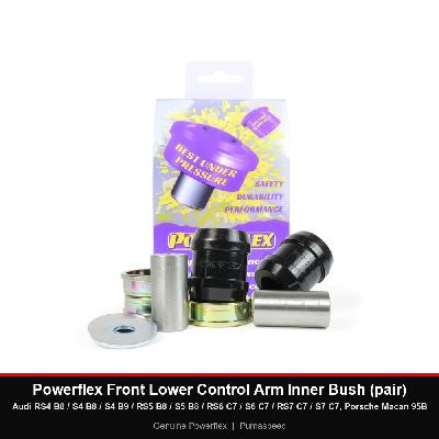 Powerflex Front Lower Control Arm Inner Bush (pair) - Audi RS4 B8 / S4 B8 / S4 B9 / RS5 B8 / S5 B8 / RS6 C7 / S6 C7 / RS7 C7 / S7 C7, Porsche Macan 95B