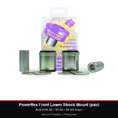 Powerflex Front Lower Shock Mount (pair) - Audi RS4 B5 / S4 B5 / S4 B5 Avant