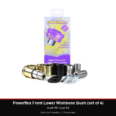 Powerflex Front Lower Wishbone Bush (set of 4) - Audi R8 Type 42