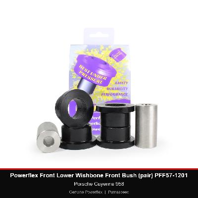 Powerflex Front Lower Wishbone Front Bush (pair) PFF57-1201 - Porsche Cayenne 958