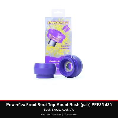Powerflex Front Strut Top Mount Bush (pair) PFF85-430 - Seat, Skoda, Audi, VW