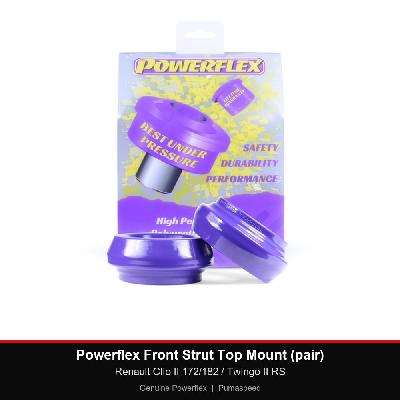 Powerflex Front Strut Top Mount (pair) - Renault Clio II 172/182 / Twingo II RS