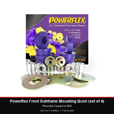 Powerflex Front Subframe Mounting Bush (set of 4) - Porsche Cayenne 958