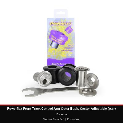 Powerflex Front Track Control Arm Outer Bush, Caster Adjustable (pair) - Porsche