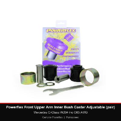 Powerflex Front Upper Arm Inner Bush Caster Adjustable (pair) - Mercedes C-Class W204 inc C63 AMG