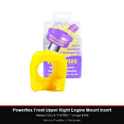 Powerflex Front Upper Right Engine Mount Insert - Renault Clio II 172/182 / Twingo II RS