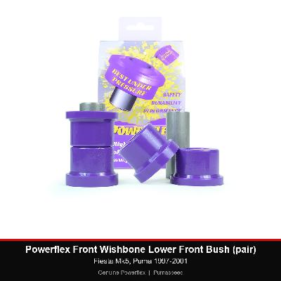 Powerflex Front Wishbone Lower Front Bush (pair) - Fiesta Mk5, Puma 1997-2001