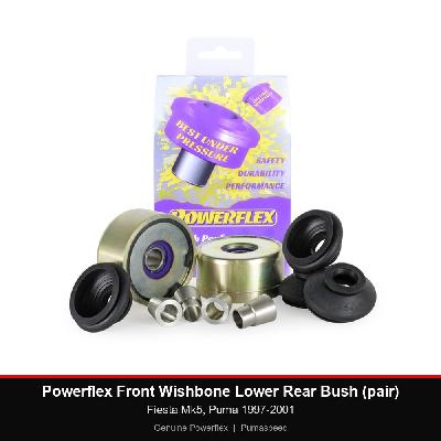 Powerflex Front Wishbone Lower Rear Bush (pair) - Fiesta Mk5, Puma 1997-2001