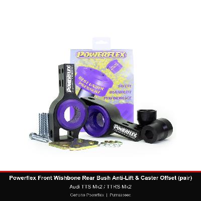 Powerflex Front Wishbone Rear Bush Anti-Lift & Caster Offset (pair) - Audi TTS Mk2 / TTRS Mk2
