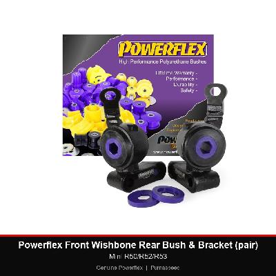 Powerflex Front Wishbone Rear Bush & Bracket (pair) - Mini R50/R52/R53