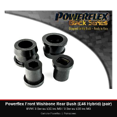 Powerflex Front Wishbone Rear Bush (E46 Hybrid) (pair) - BMW 3 Series E30 inc M3 / 3 Series E36 inc M3