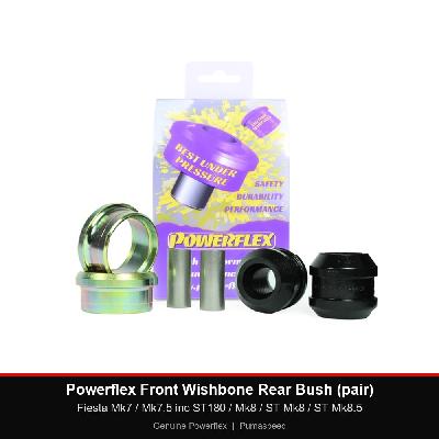 Powerflex Front Wishbone Rear Bush (pair) - Fiesta Mk7 / Mk7.5 inc ST180 / Mk8 / ST Mk8 / ST Mk8.5