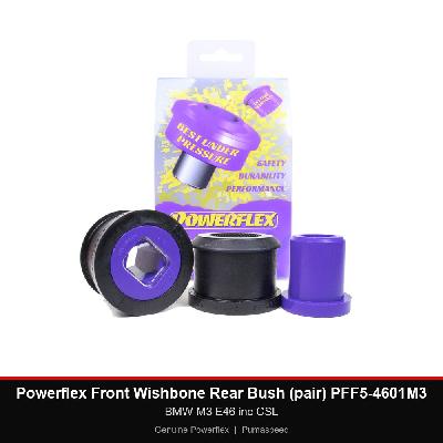 Powerflex Front Wishbone Rear Bush (pair) PFF5-4601M3 - BMW M3 E46 inc CSL