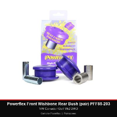 Powerflex Front Wishbone Rear Bush (pair) PFF85-203 - VW Corrado / Golf Mk2 2WD