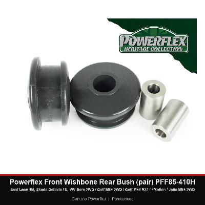 Powerflex Front Wishbone Rear Bush (pair) PFF85-410H - Seat Leon 1M, Skoda Octavia 1U, VW Bora 2WD / Golf Mk4 2WD / Golf Mk4 R32 / 4Motion / Jetta Mk4 2WD