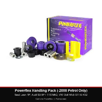Powerflex Handling Pack (-2008 Petrol Only) - Seat Leon 1P, Audi S3 8P / TTS Mk2, VW Golf Mk5 GTI & R32