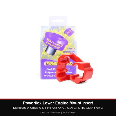 Powerflex Lower Engine Mount Insert - Mercedes A-Class W176 inc A45 AMG / CLA C117 inc CLA45 AMG