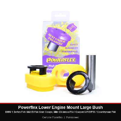 Powerflex Lower Engine Mount Large Bush - BMW 1 Series F40 / M235i F44 Gran Coupe, Mini Clubman F54 / Cooper S F55/F56 / Countryman F60
