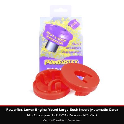 Powerflex Lower Engine Mount Large Bush Insert (Automatic Cars) - Mini Countryman R60 2WD / Paceman R61 2WD