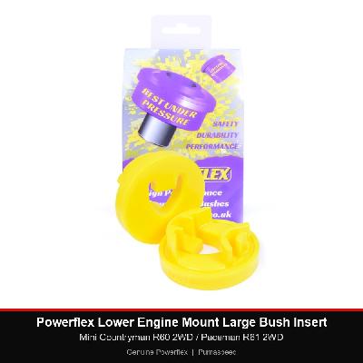 Powerflex Lower Engine Mount Large Bush Insert - Mini Countryman R60 2WD / Paceman R61 2WD