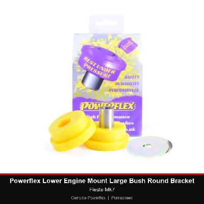 Powerflex Lower Engine Mount Large Bush Round Bracket - Fiesta Mk7