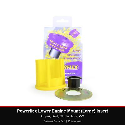 Powerflex Lower Engine Mount (Large) Insert - Cupra, Seat, Skoda, Audi, VW