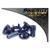 Powerflex PFR19-1921BLK Black Series - Rear Subframe Rear Bush Inserts