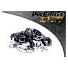 Powerflex PFR5-417BLK Black Series - Rear Lower Shock Mounting Bush & Bracket