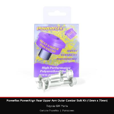 Powerflex PowerAlign Rear Upper Arm Outer Camber Bolt Kit (12mm x 70mm) - Toyota GR Yaris