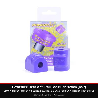 Powerflex Rear Anti Roll Bar Bush 12mm (pair) - BMW 1 Series F20/F21 / 2 Series F22/F23 / 3 Series F30/F31 / 4 Series F32/F33/F36