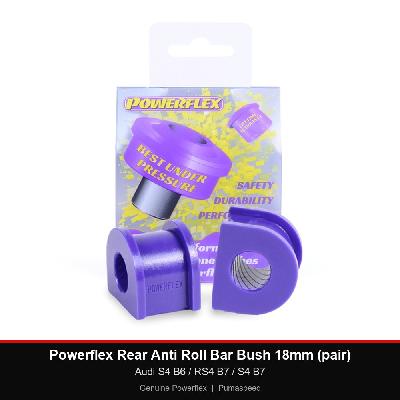 Powerflex Rear Anti Roll Bar Bush 18mm (pair) - Audi S4 B6 / RS4 B7 / S4 B7