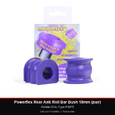 Powerflex Rear Anti Roll Bar Bush 18mm (pair) - Honda Civic Type R EP3