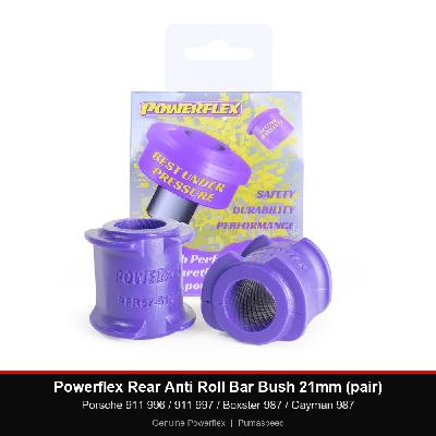 Powerflex Rear Anti Roll Bar Bush 21mm (pair) - Porsche 911 996 / 911 997 / Boxster 987 / Cayman 987
