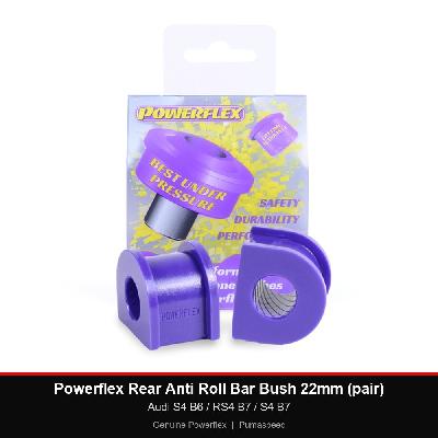 Powerflex Rear Anti Roll Bar Bush 22mm (pair) - Audi S4 B6 / RS4 B7 / S4 B7