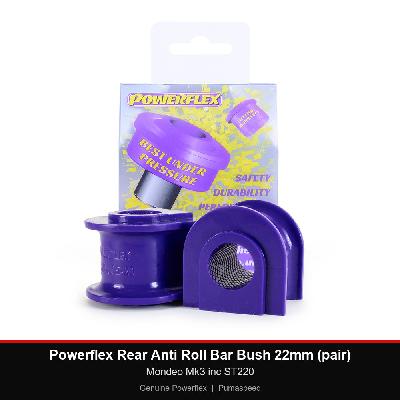 Powerflex Rear Anti Roll Bar Bush 22mm (pair) - Mondeo Mk3 inc ST220