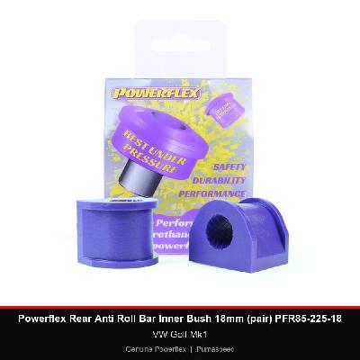 Powerflex Rear Anti Roll Bar Inner Bush 18mm (pair) PFR85-225-18 - VW Golf Mk1