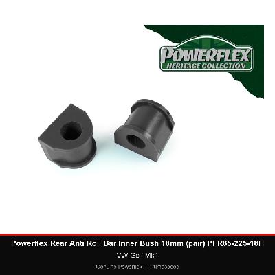 Powerflex Rear Anti Roll Bar Inner Bush 18mm (pair) PFR85-225-18H - VW Golf Mk1