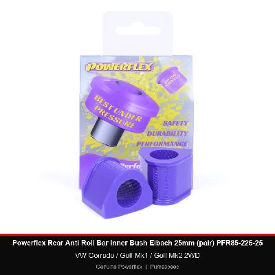 Powerflex Rear Anti Roll Bar Inner Bush Eibach 25mm (pair) PFR85-225-25 - VW Corrado / Golf Mk1 / Golf Mk2 2WD