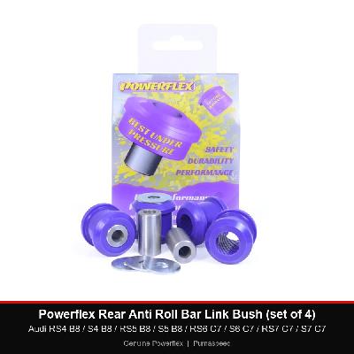 Powerflex Rear Anti Roll Bar Link Bush (set of 4) - Audi RS4 B8 / S4 B8 / RS5 B8 / S5 B8 / RS6 C7 / S6 C7 / RS7 C7 / S7 C7