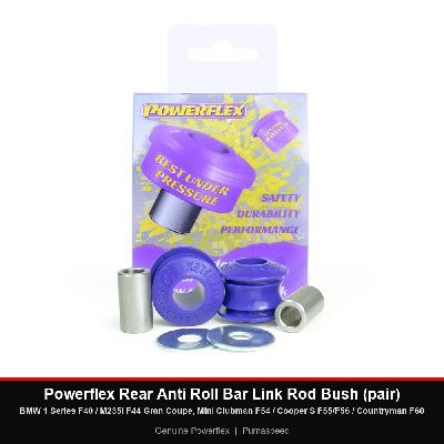 Powerflex Rear Anti Roll Bar Link Rod Bush (pair) - BMW 1 Series F40 / M235i F44 Gran Coupe, Mini Clubman F54 / Cooper S F55/F56 / Countryman F60
