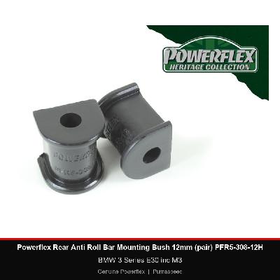 Powerflex Rear Anti Roll Bar Mounting Bush 12mm (pair) PFR5-308-12H - BMW 3 Series E30 inc M3