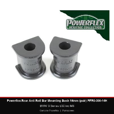Powerflex Rear Anti Roll Bar Mounting Bush 14mm (pair) PFR5-308-14H - BMW 3 Series E30 inc M3