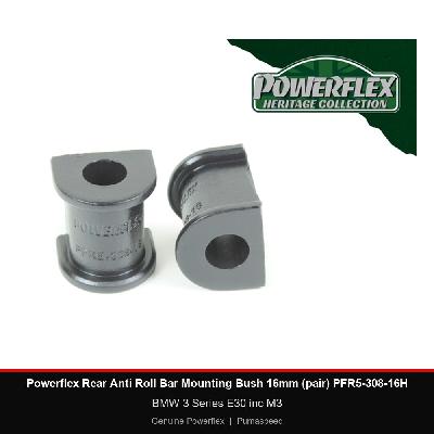 Powerflex Rear Anti Roll Bar Mounting Bush 16mm (pair) PFR5-308-16H - BMW 3 Series E30 inc M3