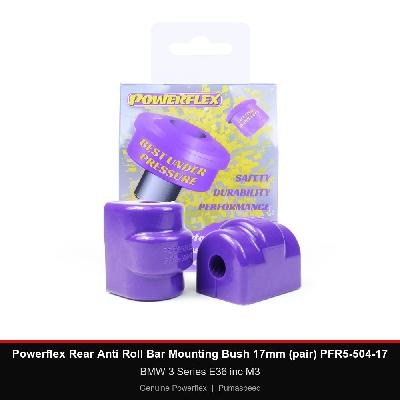 Powerflex Rear Anti Roll Bar Mounting Bush 17mm (pair) PFR5-504-17 - BMW 3 Series E36 inc M3