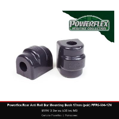 Powerflex Rear Anti Roll Bar Mounting Bush 17mm (pair) PFR5-504-17H - BMW 3 Series E36 inc M3