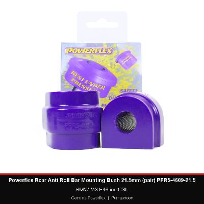 Powerflex Rear Anti Roll Bar Mounting Bush 21.5mm (pair) PFR5-4609-21.5 - BMW M3 E46 inc CSL