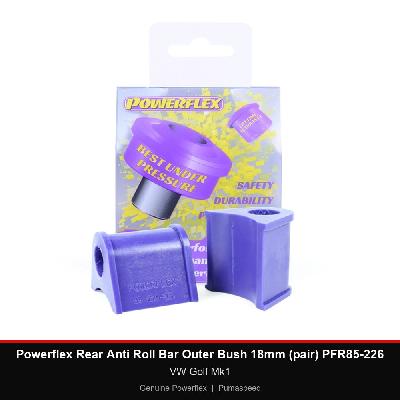 Powerflex Rear Anti Roll Bar Outer Bush 18mm (pair) PFR85-226 - VW Golf Mk1