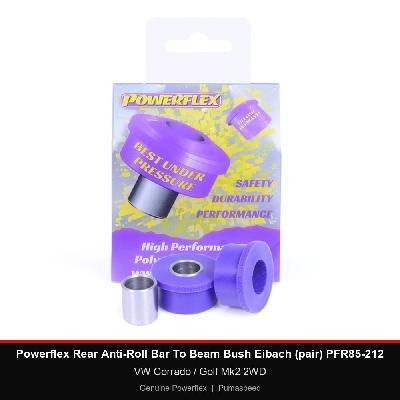 Powerflex Rear Anti-Roll Bar To Beam Bush Eibach (pair) PFR85-212 - VW Corrado / Golf Mk2 2WD