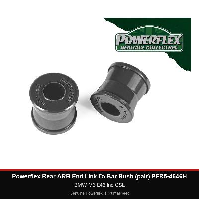 Powerflex Rear ARB End Link To Bar Bush (pair) PFR5-4646H - BMW M3 E46 inc CSL